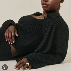 Reformation Frida Recycled Cashmere Blend Tank Top and Cardigan Set